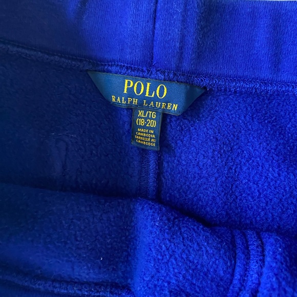 Polo Ralph Lauren Sweat Pants Young Adult XL (18-20) Adjustable Drawstring - Picture 5 of 9